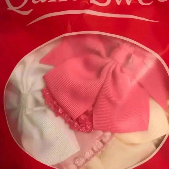 Qand Sweet pack of 10 hairbows on headband - Picture 1 of 3